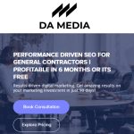 Performance Driven SEO for General Contractors | DA Media
