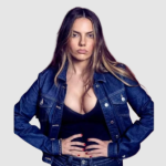 Dafne Keen Blue Denim Jacket