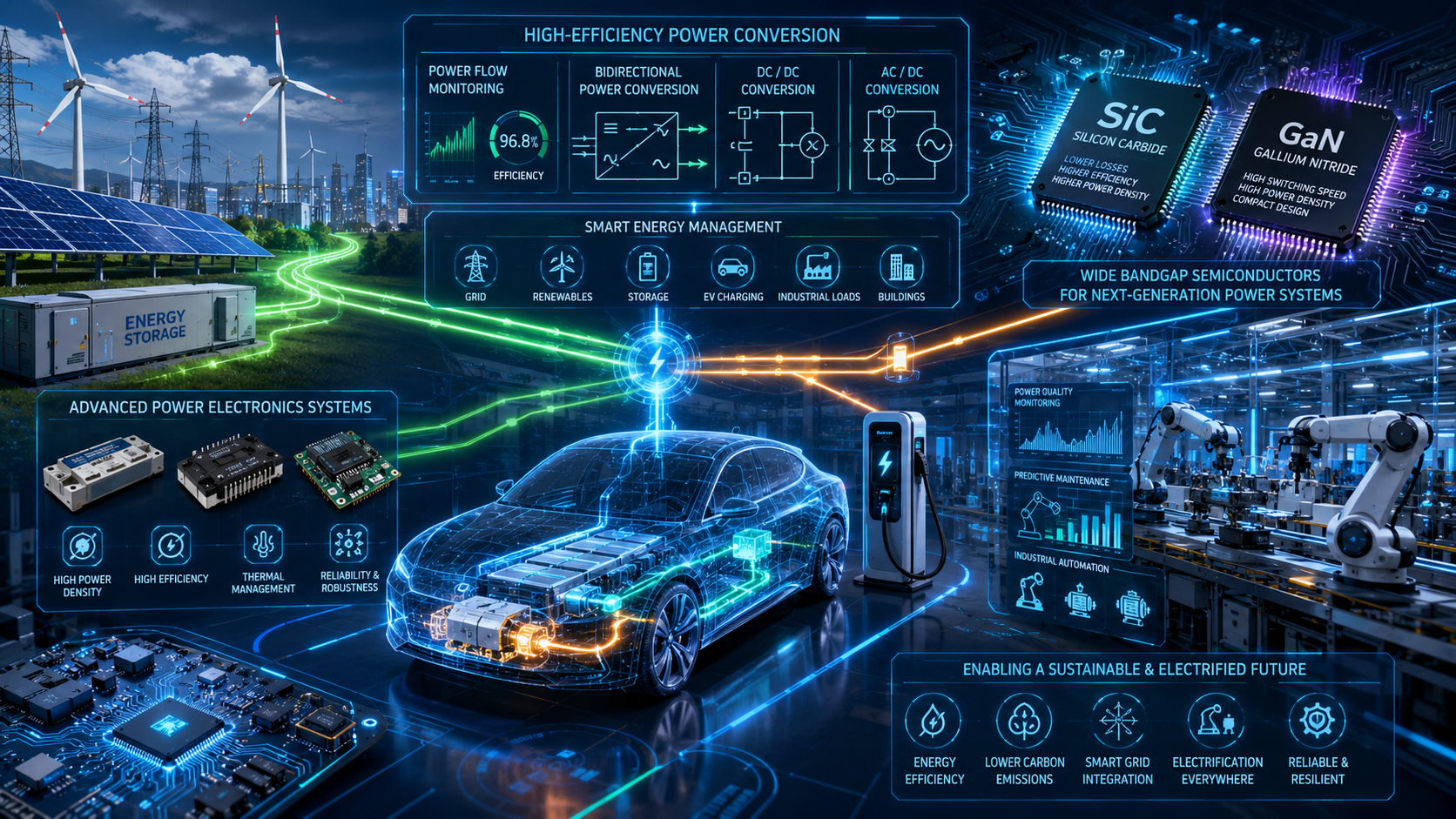 Power Electronics Market Size Worth USD 86.7 Bn by 2034
