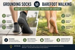 grounding-socks-vs-barefoot-walking-comparison