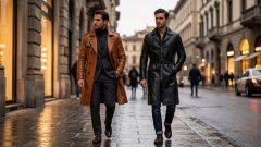 Why Leather Trench Coats Are Essential in Men’s Fashion Today