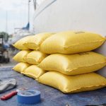 Yellow Sandbags for High-Visibility Outdoor Protection