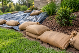 burlap sandbags