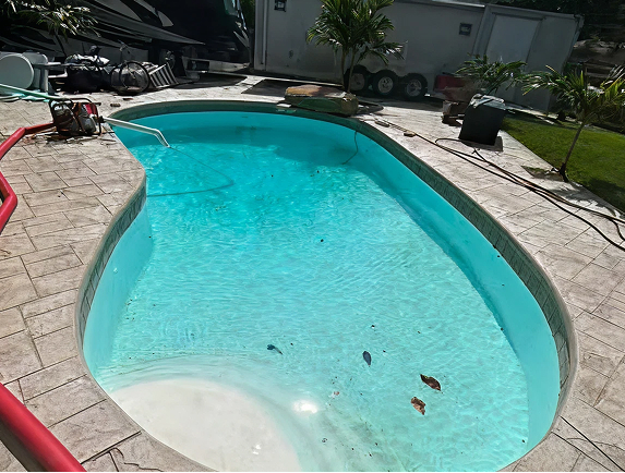 fiberglass pool resurfacing