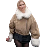 Camille Emily S04 Shearling Leather Jacket