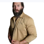 Jai Courtney Brown Jacket